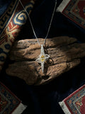 Personalized Energy Clavicle Necklace | Planet Ring Series Natural Citrine Sterling Silver Pendant Necklace