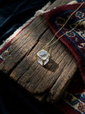 Clear White Crystal Rock Sugar Necklace Original Natural Gemstone