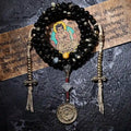Himalsoul Sunlight Gold Sheen Obsidian Bagua Mala