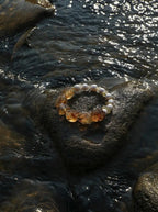 Condensed Light Heart-Nurturing · Citrine & Freshwater Pearl Bracelet