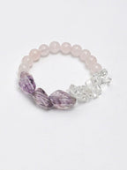 Heart's Return · Amethyst & Rose Quartz Bracelet