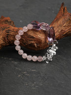 Heart's Return · Amethyst & Rose Quartz Bracelet