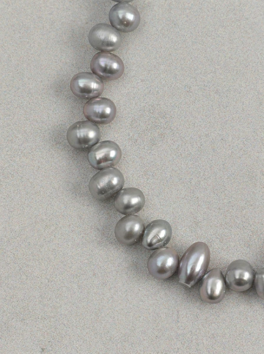 Crystal Grey Purification · Pearl & Crystal Bracelet