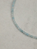 「Sunlit Isle Silver Song」 Lapis Lazuli & Aquamarine Bracelet