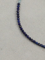 「Sunlit Isle Silver Song」 Lapis Lazuli & Aquamarine Bracelet