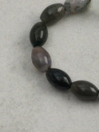 「Verdant Boundary」 Green Crystal & Agate Bracelet