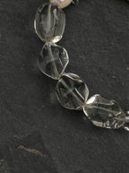 「Verdant Frost Drift」 Green Crystal & Freshwater Pearl Bracelet