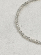 「Silver Warm Haze」 Pearl & Gemstone Bracelet