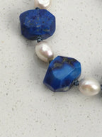 「Azure Spring Tidings」Lapis Lazuli & Pearl Bracelet