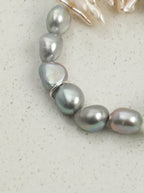 「Crystal Amber」 Green Crystal & Pearl Bracelet