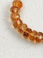 「Amber Glow Eight Directions」 Citrine & Pearl Bracelet