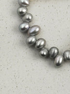 Moon-Touched Golden Vein" Citrine & Pearl Bracelet