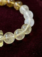 Crystal Fortune Citrine & Clear Crystal Bracelet