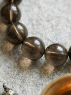 Spiritual Snake Fortune Guard · Tiger's Eye, Tea Crystal & Citrine Bracelet