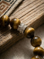 「Snowy Land Golden Tiger」 Tiger's Eye & Citrine Bracelet