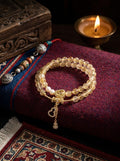 Fu Lu Crystal Tower · Citrine & Pearl Bracelet