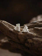「Kailash」Tibetan Holy Mountain Silver Earrings