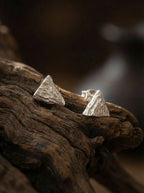 「Kailash」Tibetan Holy Mountain Silver Earrings