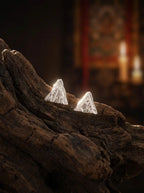 「Kailash」Tibetan Holy Mountain Silver Earrings