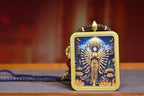 「Thousand-Armed Avalokiteshvara」Thangka Gau Necklace
