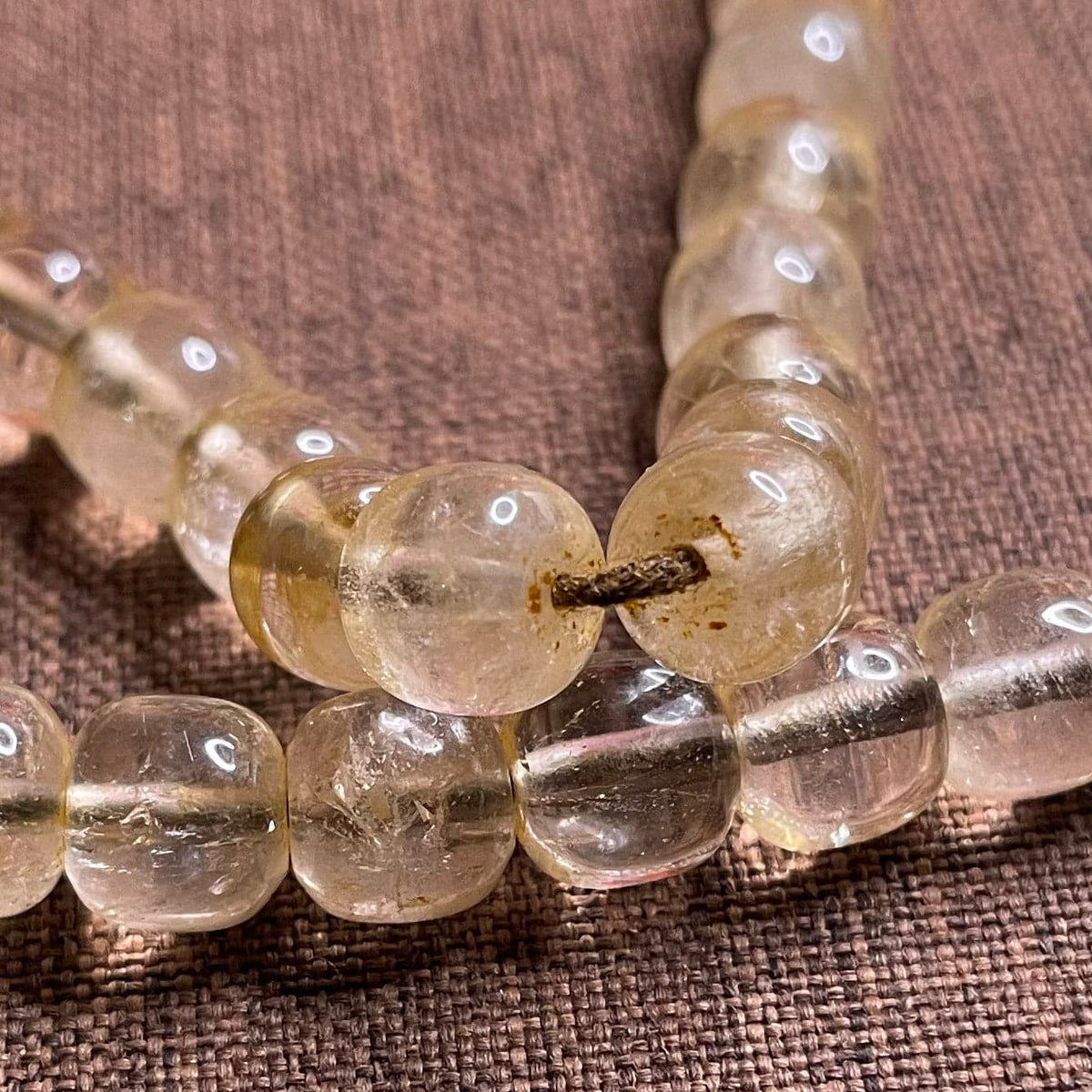 收藏级念珠 | 老水晶 108 颗多形制珠串