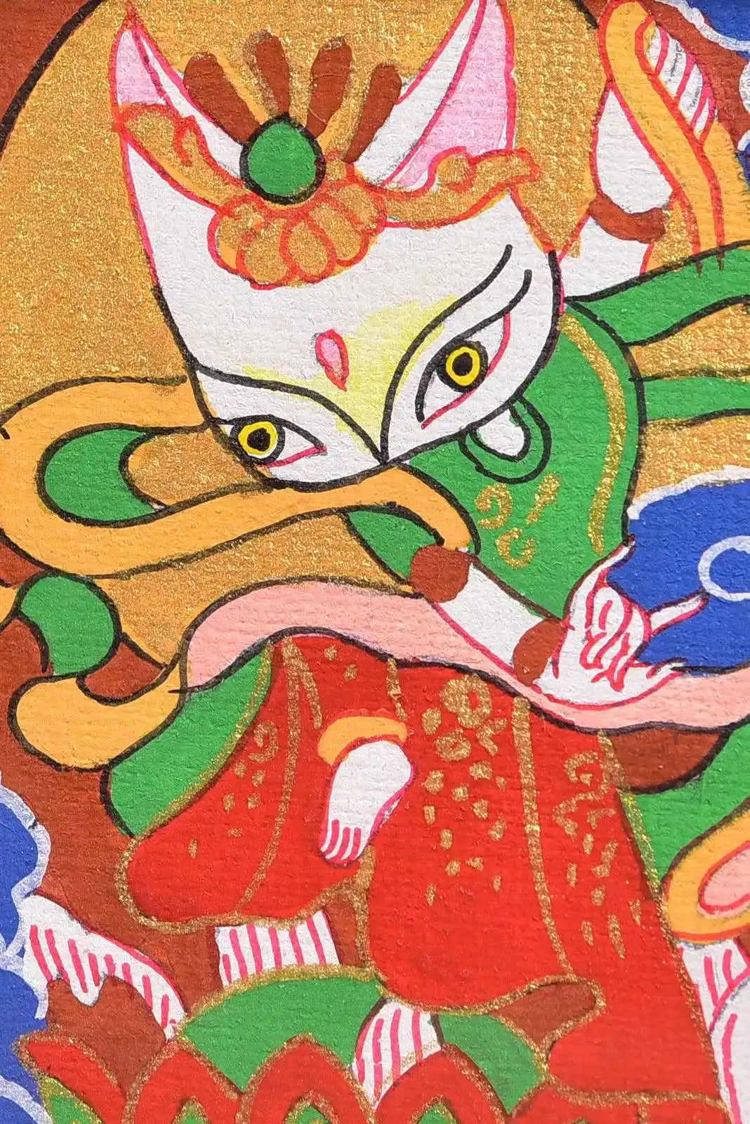 「Fox Immortal」 Thangka Gau Necklace