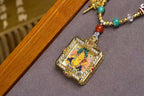 「Yellow Jambhala」 Gau Thangka Necklace