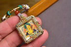 「Yellow Jambhala」 Gau Thangka Necklace