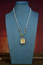「Yellow Jambhala」 Gau Thangka Necklace