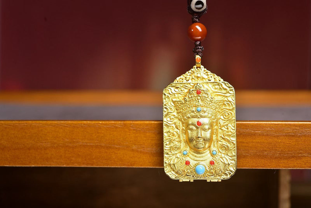 「Vajra」 Gau Thangka Necklace