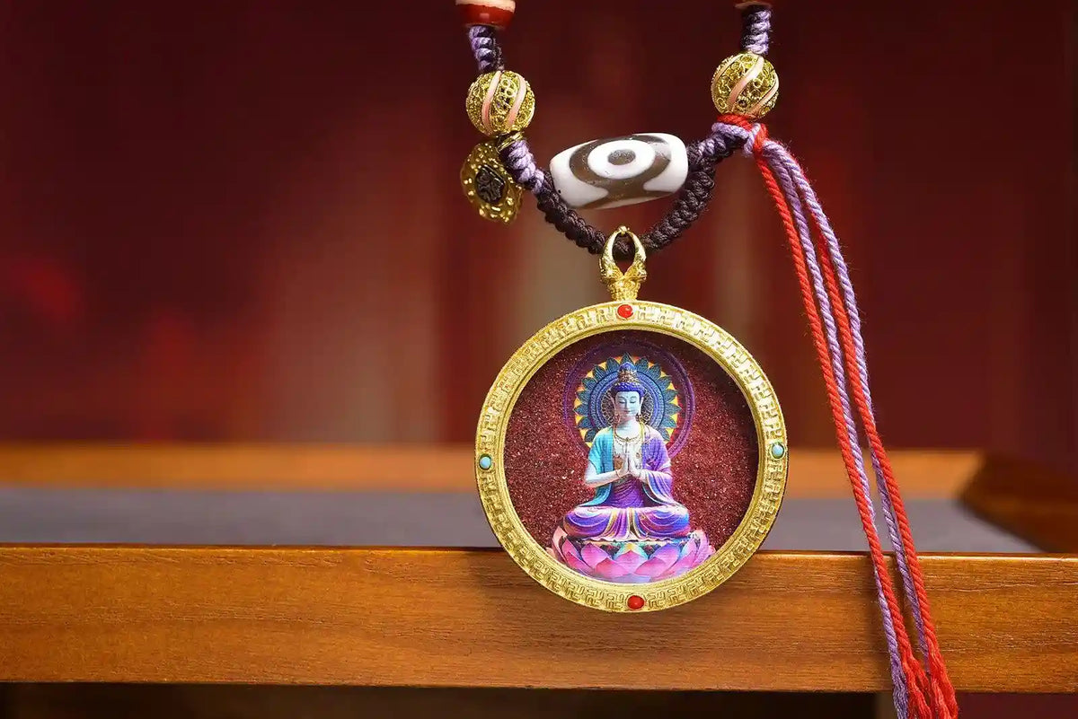 「Lotus Buddha」 Circular Gau Necklace
