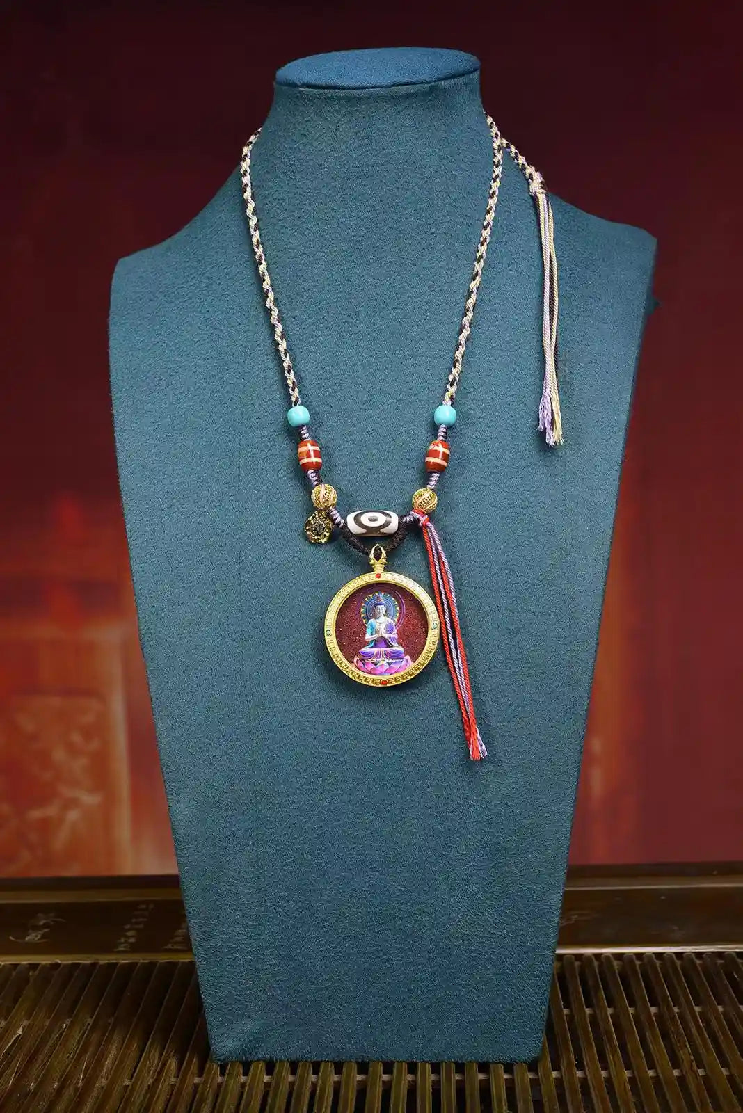 「Lotus Buddha」 Circular Gau Necklace