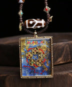 「Open Treasure Vault」 Thangka Necklace