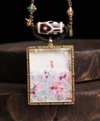 「Open Treasure Vault」 Thangka Necklace