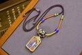 「Dual-Faced Dharmapala」 Thangka Gau Necklace