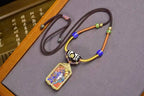「Dual-Faced Dharmapala」 Thangka Gau Necklace