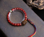 Red Dice and Cinnabar Guardian Bracelet