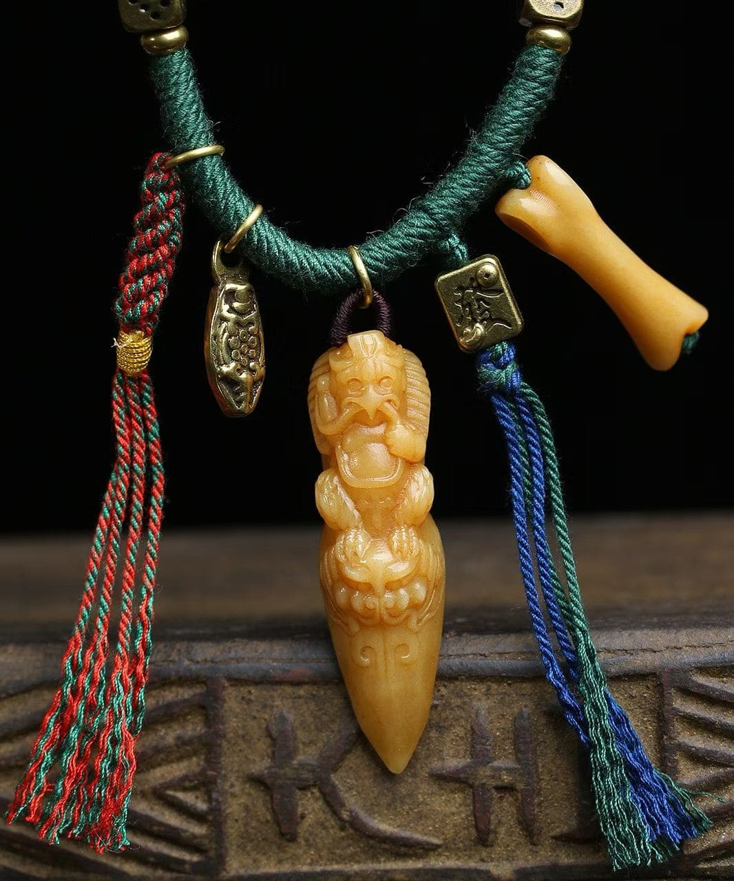 Snowland Phurba Staff Relic Necklace