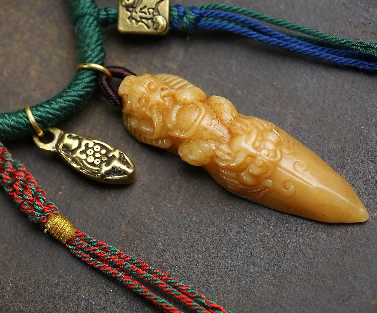 Snowland Phurba Staff Relic Necklace