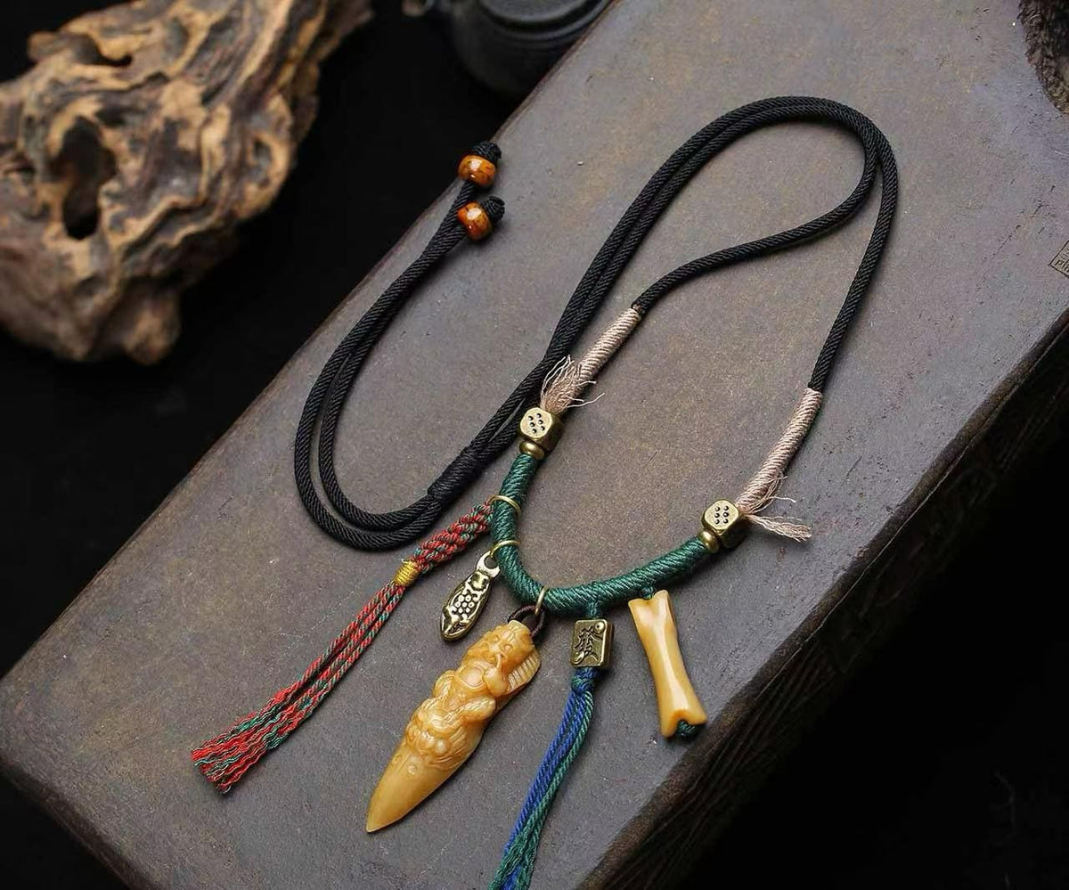 Snowland Phurba Staff Relic Necklace