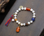 Lotus Treasury Pearl Bracelet