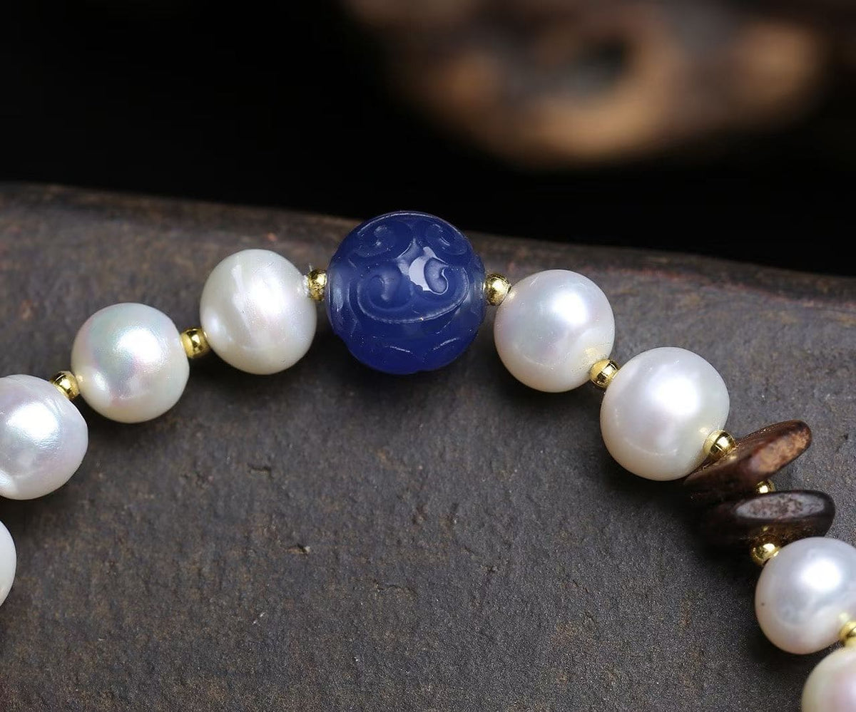 Lotus Treasury Pearl Bracelet