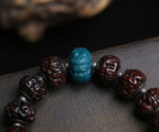 Sanskrit Mantra Dharma Protector Vajra Bodhi Seed Bracelet