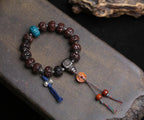 Sanskrit Mantra Dharma Protector Vajra Bodhi Seed Bracelet