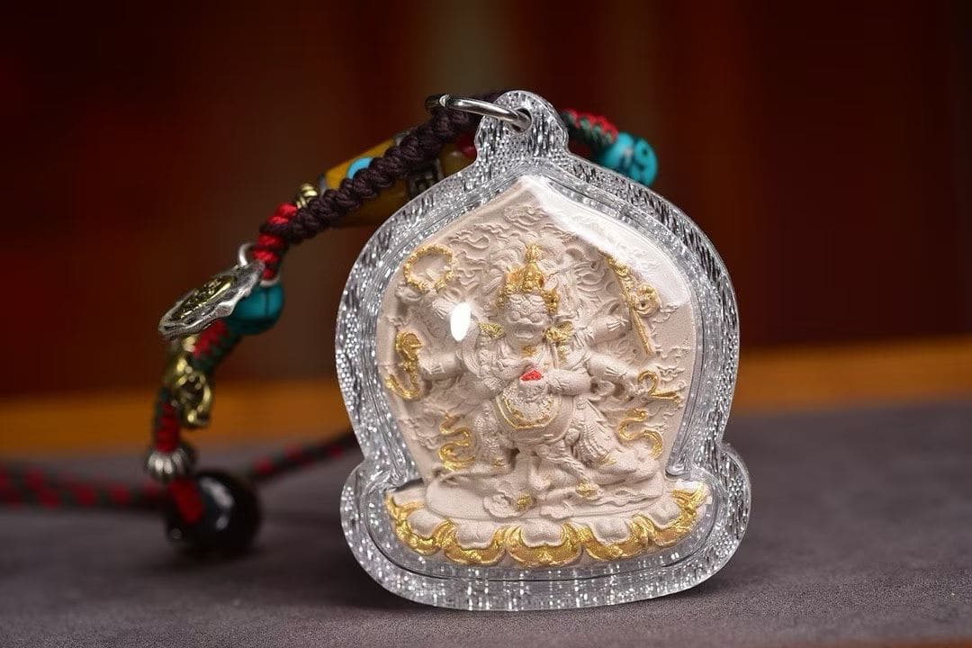 Mahakala Tangka Amulet Necklace