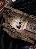 「Lion Dance」 Obsidian Necklace